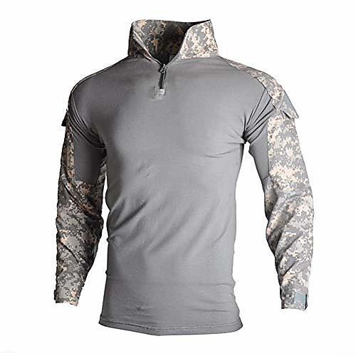 Tactical Military Shirt Men Long Sleeve Solider Army Shirts Uniform Suit T Shirts Combat Clothing Men (Color : ACU, Size : XXL)
Tactical Military Shirt Men Long Sleeve Solider Army Shirts Uniform Suit T Shirts Combat Clothing Men (Color : ACU, Size : XXL)