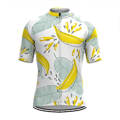 Men's Short Sleeve Cycling Jersey White Fruit Bike Top Mountain Bike MTB Road Bike Cycling Breathable Sports Clothing Apparel / Stretchy / Athletic
Men's Short Sleeve Cycling Jersey White Fruit Bike Top Mountain Bike MTB Road Bike Cycling Breathable Sports Clothing Apparel / Stretchy / Athletic