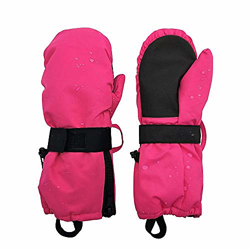 Kids Winter Ski Snow Mittens Waterproof Warm with Zipper for Toddler Boy Girl- Slim Fit for Skiing ((L, 8-10 Years), Rose)
Kids Winter Ski Snow Mittens Waterproof Warm with Zipper for Toddler Boy Girl- Slim Fit for Skiing ((L, 8-10 Years), Rose)