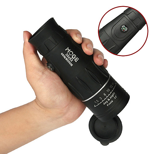 

Mogo 30 X 55 mm Monocular with Compass Waterproof High Definition Portable Compass 66/8000 m Fully Coated Camping / Hiking Hunting Fishing