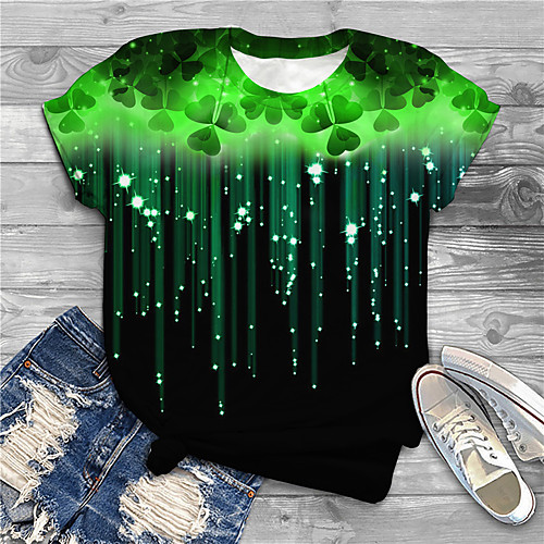 Women's Plus Size Print Graphic Leaf T shirt Large Size Round Neck Short Sleeve Tops Big Size
Women's Plus Size Print Graphic Leaf T shirt Large Size Round Neck Short Sleeve Tops Big Size