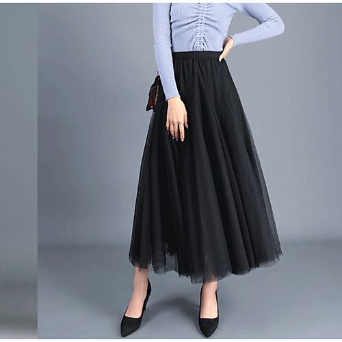 Women's Daily Vacation Elegant Streetwear Skirts Solid Colored Layered White Black Purple
Women's Daily Vacation Elegant Streetwear Skirts Solid Colored Layered White Black Purple