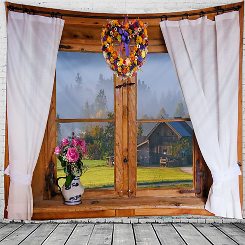 Window Landscape Wall Tapestry Art Decor Blanket Curtain Hanging Home Bedroom Living Room Decoration Foggy Forest Tree
Window Landscape Wall Tapestry Art Decor Blanket Curtain Hanging Home Bedroom Living Room Decoration Foggy Forest Tree