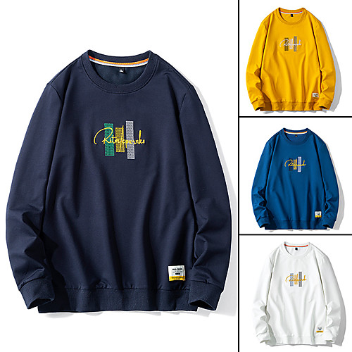 Men's Sweatshirt Pullover Color Block Crew Neck Color Block Sport Athleisure Sweatshirt Top Long Sleeve Breathable Moisture Wicking Sweat Out Comfortable Everyday Use Street Casual Daily
Men's Sweatshirt Pullover Color Block Crew Neck Color Block Sport Athleisure Sweatshirt Top Long Sleeve Breathable Moisture Wicking Sweat Out Comfortable Everyday Use Street Casual Daily