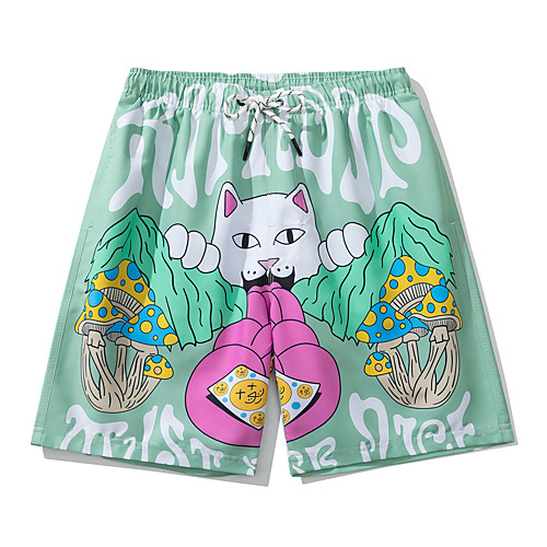Men's Swim Trunks Board Shorts Swimsuit Print Animal Green Swimwear Bathing Suits Casual Cute / Sports
Men's Swim Trunks Board Shorts Swimsuit Print Animal Green Swimwear Bathing Suits Casual Cute / Sports