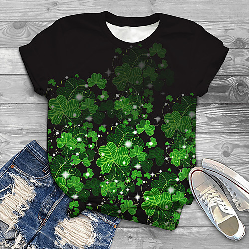 Women's Plus Size Print Graphic Leaf T shirt Large Size Round Neck Short Sleeve Tops Big Size
Women's Plus Size Print Graphic Leaf T shirt Large Size Round Neck Short Sleeve Tops Big Size