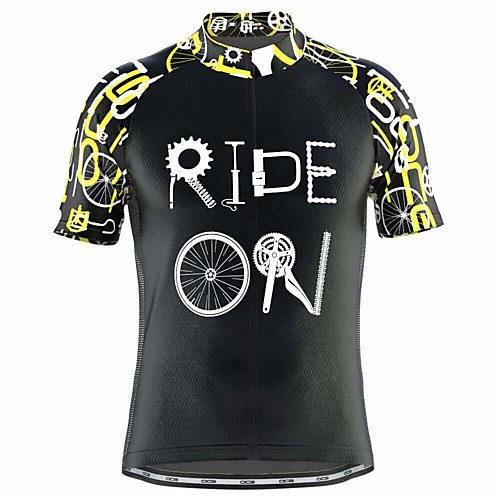 21Grams Men's Short Sleeve Cycling Jersey Black Bike Top Mountain Bike MTB Road Bike Cycling Breathable Sports Clothing Apparel / Stretchy / Athletic
21Grams Men's Short Sleeve Cycling Jersey Black Bike Top Mountain Bike MTB Road Bike Cycling Breathable Sports Clothing Apparel / Stretchy / Athletic