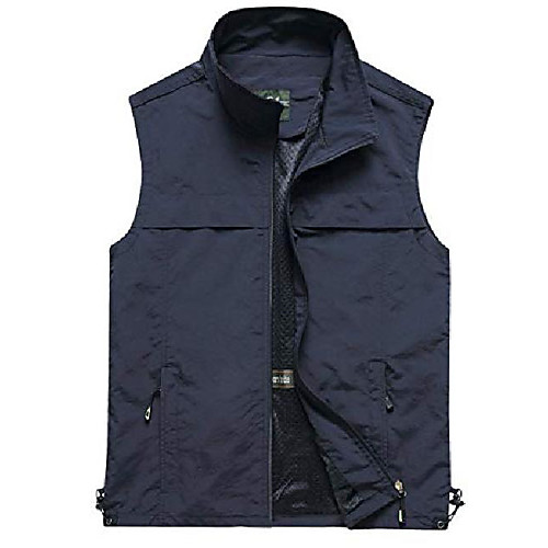Men's Hiking Vest / Gilet Fishing Vest Outdoor Solid Color Lightweight Breathable Quick Dry Sweat wicking Top Hunting Fishing Climbing Navy khaki Army Green
Men's Hiking Vest / Gilet Fishing Vest Outdoor Solid Color Lightweight Breathable Quick Dry Sweat wicking Top Hunting Fishing Climbing Navy khaki Army Green