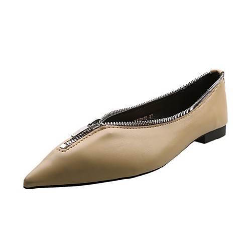 Women's Flats Flat Heel Pointed Toe Classic Daily PU Solid Colored Almond White Black
Women's Flats Flat Heel Pointed Toe Classic Daily PU Solid Colored Almond White Black