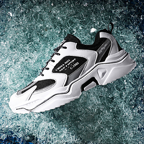 Men's Trainers Athletic Shoes Sporty Casual Athletic Running Shoes Basketball Shoes Tissage Volant Breathable Non-slipping Wear Proof Dark Grey Black and White Black Fall
Men's Trainers Athletic Shoes Sporty Casual Athletic Running Shoes Basketball Shoes Tissage Volant Breathable Non-slipping Wear Proof Dark Grey Black and White Black Fall