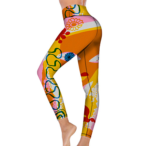21Grams Women's High Waist Yoga Pants Cropped Leggings Tummy Control Butt Lift Breathable Orange Fitness Gym Workout Running Winter Sports Activewear High Elasticity
21Grams Women's High Waist Yoga Pants Cropped Leggings Tummy Control Butt Lift Breathable Orange Fitness Gym Workout Running Winter Sports Activewear High Elasticity