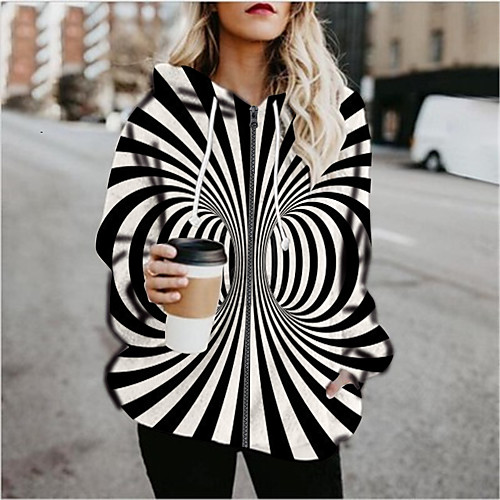 Women's 3D Print Print Fall & Winter Hoodied Jacket Regular Daily Long Sleeve Cotton Blend Coat Tops Black
Women's 3D Print Print Fall & Winter Hoodied Jacket Regular Daily Long Sleeve Cotton Blend Coat Tops Black