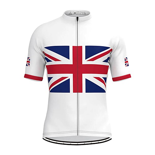 Men's Short Sleeve Cycling Jersey White National Flag Bike Top Mountain Bike MTB Road Bike Cycling Breathable Sports Clothing Apparel / Stretchy / Athletic
Men's Short Sleeve Cycling Jersey White National Flag Bike Top Mountain Bike MTB Road Bike Cycling Breathable Sports Clothing Apparel / Stretchy / Athletic