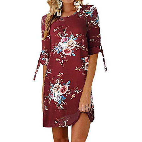 summer dress women t-shirt dress round neck short sleeve mini dress flowers beach dresses long shirt loose tunic with bowknot sleeves (0881 wine red, l)
summer dress women t-shirt dress round neck short sleeve mini dress flowers beach dresses long shirt loose tunic with bowknot sleeves (0881 wine red, l)