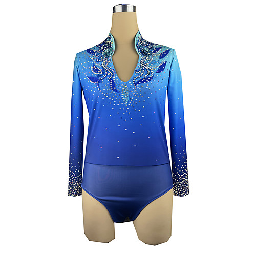 21Grams Figure Skating Top Men's Boys' Ice Skating Top Blue Spandex High Elasticity Training Competition Skating Wear Crystal / Rhinestone Long Sleeve Ice Skating Figure Skating / Kids
21Grams Figure Skating Top Men's Boys' Ice Skating Top Blue Spandex High Elasticity Training Competition Skating Wear Crystal / Rhinestone Long Sleeve Ice Skating Figure Skating / Kids