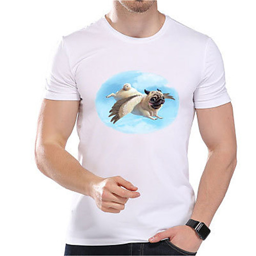 Men's T shirt 3D Print Dog Graphic Animal Print Short Sleeve Daily Tops Casual Cute White
Men's T shirt 3D Print Dog Graphic Animal Print Short Sleeve Daily Tops Casual Cute White