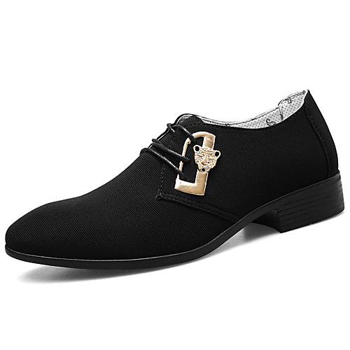 Men's Oxfords Casual Daily Office & Career Walking Shoes Canvas Shock Absorbing Wear Proof Black Blue Gray Fall Spring
Men's Oxfords Casual Daily Office & Career Walking Shoes Canvas Shock Absorbing Wear Proof Black Blue Gray Fall Spring