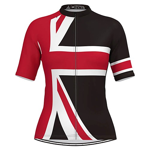 Women's Short Sleeve Cycling Jersey Black / Red National Flag Bike Top Mountain Bike MTB Road Bike Cycling Breathable Quick Dry Sports Clothing Apparel / Stretchy / Athleisure
Women's Short Sleeve Cycling Jersey Black / Red National Flag Bike Top Mountain Bike MTB Road Bike Cycling Breathable Quick Dry Sports Clothing Apparel / Stretchy / Athleisure