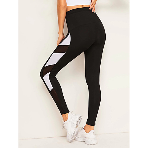 Women's Sports Leggings Sweatpants Pants Color Block Geometry Full Length Black
Women's Sports Leggings Sweatpants Pants Color Block Geometry Full Length Black