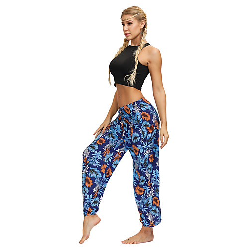 Women's Yoga Pants Side Pockets Harem Bottoms Breathable Quick Dry Bohemian Blue Yoga Fitness Gym Workout Sports Activewear / Casual / Athleisure
Women's Yoga Pants Side Pockets Harem Bottoms Breathable Quick Dry Bohemian Blue Yoga Fitness Gym Workout Sports Activewear / Casual / Athleisure