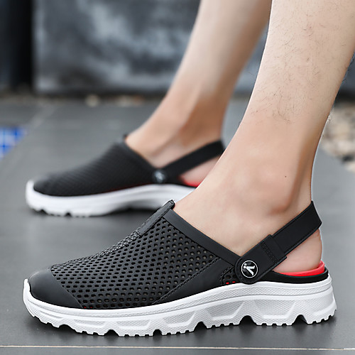 Men's Slippers & Flip-Flops Casual Outdoor Home Walking Shoes PU Black Dark Blue Gray Summer
Men's Slippers & Flip-Flops Casual Outdoor Home Walking Shoes PU Black Dark Blue Gray Summer