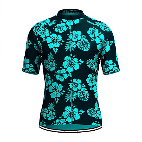 Men's Short Sleeve Cycling Jersey Black Floral Botanical Bike Top Mountain Bike MTB Road Bike Cycling Breathable Sports Clothing Apparel / Stretchy / Athletic
Men's Short Sleeve Cycling Jersey Black Floral Botanical Bike Top Mountain Bike MTB Road Bike Cycling Breathable Sports Clothing Apparel / Stretchy / Athletic