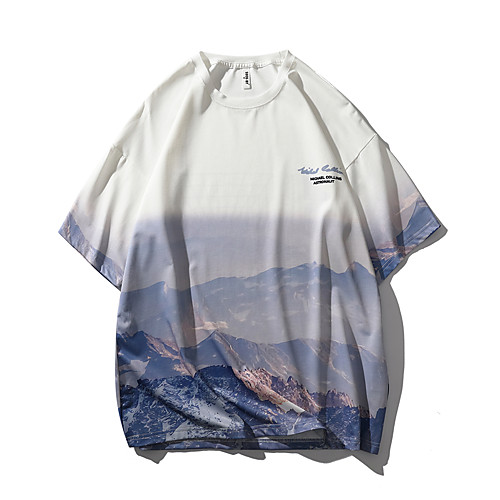 Men's T shirt Other Prints Graphic Print Short Sleeve Daily Tops Chinese Style Casual Sports White
Men's T shirt Other Prints Graphic Print Short Sleeve Daily Tops Chinese Style Casual Sports White