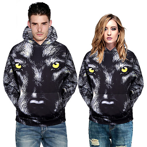 Men's Pullover Hoodie Sweatshirt Graphic Prints Wolf Animal Print Sports & Outdoor Daily 3D Print Casual Hoodies Sweatshirts Black
Men's Pullover Hoodie Sweatshirt Graphic Prints Wolf Animal Print Sports & Outdoor Daily 3D Print Casual Hoodies Sweatshirts Black