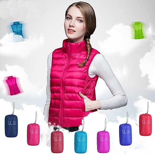 Women's Sports Puffer Jacket Hiking Vest / Gilet Outdoor Down Jacket Winter Outdoor Solid Color Thermal Warm Packable Lightweight Breathable Top Hunting Fishing Climbing Lake blue Navy Wine Red Pink
Women's Sports Puffer Jacket Hiking Vest / Gilet Outdoor Down Jacket Winter Outdoor Solid Color Thermal Warm Packable Lightweight Breathable Top Hunting Fishing Climbing Lake blue Navy Wine Red Pink