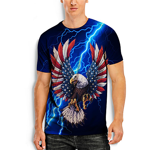 Men's T shirt 3D Print Graphic Animal Print Short Sleeve Daily Tops Basic Casual Black
Men's T shirt 3D Print Graphic Animal Print Short Sleeve Daily Tops Basic Casual Black
