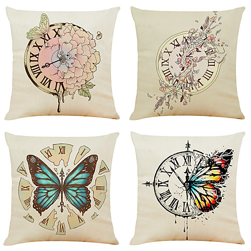 4 pcs Linen Pillow Cover, Animal Simple Classic Square Zipper Traditional Classic
4 pcs Linen Pillow Cover, Animal Simple Classic Square Zipper Traditional Classic