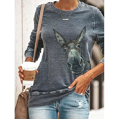 kalorywee women long sleeve tops giraffe/donkey funny printed casual sweatshirts crew neck pullover autumn winter jumper
kalorywee women long sleeve tops giraffe/donkey funny printed casual sweatshirts crew neck pullover autumn winter jumper