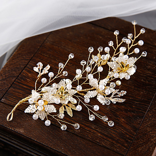 Bridal Sweet Crystal / Alloy Headpiece with Crystal / Rhinestone / Flower 1 pc Wedding / Party / Evening Headpiece
Bridal Sweet Crystal / Alloy Headpiece with Crystal / Rhinestone / Flower 1 pc Wedding / Party / Evening Headpiece