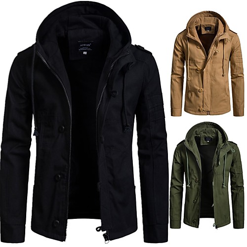 men's autumn windproof jacket with hood casual sports jacket coat outdoor - black - xs
men's autumn windproof jacket with hood casual sports jacket coat outdoor - black - xs
