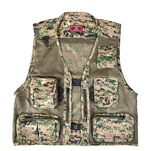 Men's Hiking Vest / Gilet Fishing Vest Sleeveless Vest / Gilet Jacket Top Outdoor Quick Dry Lightweight Breathable Sweat wicking Autumn / Fall Spring Camo / Camouflage 27913-DC Digital Camouflage
Men's Hiking Vest / Gilet Fishing Vest Sleeveless Vest / Gilet Jacket Top Outdoor Quick Dry Lightweight Breathable Sweat wicking Autumn / Fall Spring Camo / Camouflage 27913-DC Digital Camouflage