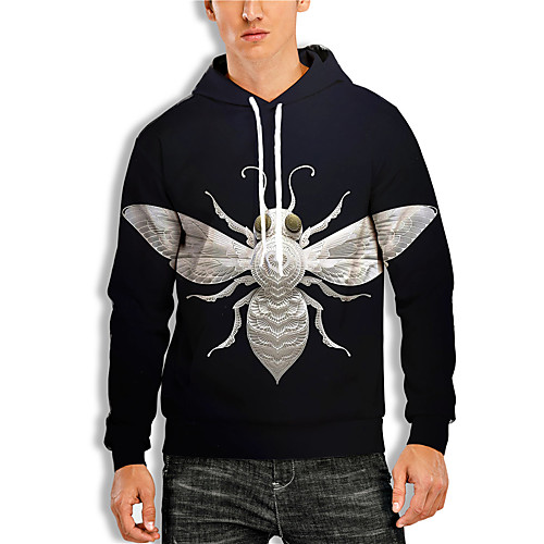 Men's Pullover Hoodie Sweatshirt Graphic 3D Animal Print Hooded Daily 3D Print Basic Casual Hoodies Sweatshirts Long Sleeve Black
Men's Pullover Hoodie Sweatshirt Graphic 3D Animal Print Hooded Daily 3D Print Basic Casual Hoodies Sweatshirts Long Sleeve Black
