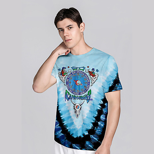 Men's T shirt 3D Print 3D Cartoon Graphic Prints 3D Print Short Sleeve Daily Tops Casual Beach Blue
Men's T shirt 3D Print 3D Cartoon Graphic Prints 3D Print Short Sleeve Daily Tops Casual Beach Blue