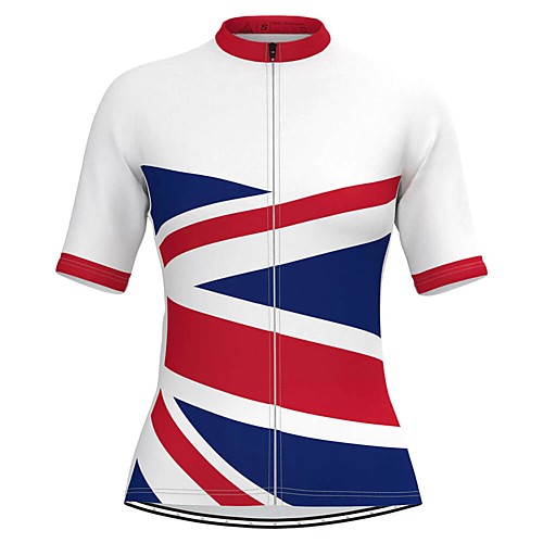 Women's Short Sleeve Cycling Jersey White Patchwork Bike Top Mountain Bike MTB Road Bike Cycling Breathable Quick Dry Sports Clothing Apparel / Stretchy / Athleisure
Women's Short Sleeve Cycling Jersey White Patchwork Bike Top Mountain Bike MTB Road Bike Cycling Breathable Quick Dry Sports Clothing Apparel / Stretchy / Athleisure