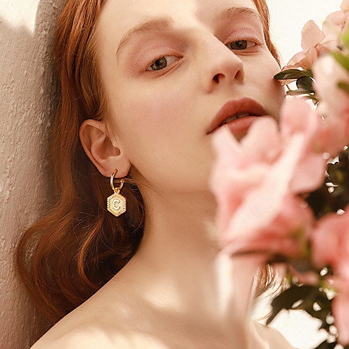 Women's Drop Earrings Hoop Earrings Earrings Geometrical Alphabet Shape Stylish Modern Trendy S925 Sterling Silver Earrings Jewelry Gold For Birthday Gift Festival
Women's Drop Earrings Hoop Earrings Earrings Geometrical Alphabet Shape Stylish Modern Trendy S925 Sterling Silver Earrings Jewelry Gold For Birthday Gift Festival