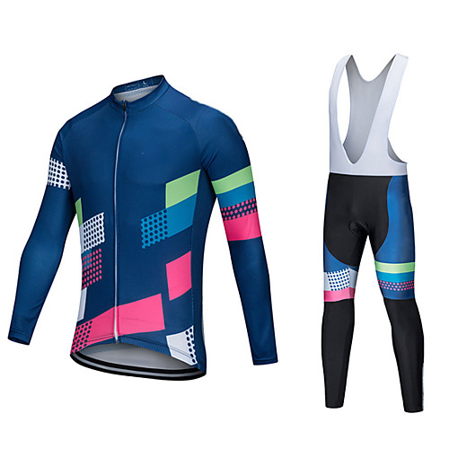 Men's Long Sleeve Cycling Jersey with Tights Winter Elastane Blue Bike Sports Clothing Apparel
Men's Long Sleeve Cycling Jersey with Tights Winter Elastane Blue Bike Sports Clothing Apparel