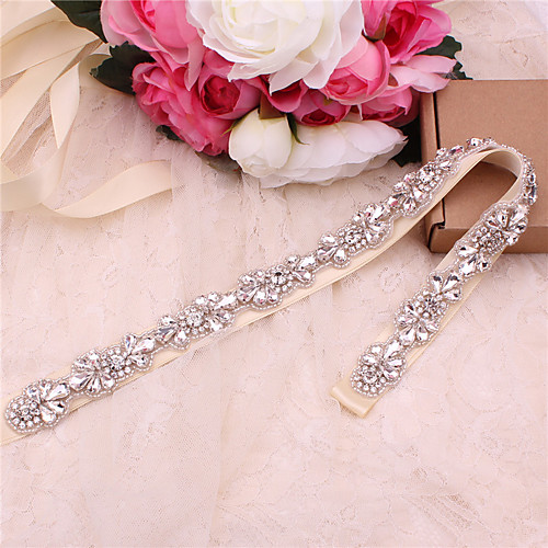 Satin / Tulle Wedding / Party / Evening Sash With Imitation Pearl / Belt / Appliques Women's Sashes
Satin / Tulle Wedding / Party / Evening Sash With Imitation Pearl / Belt / Appliques Women's Sashes