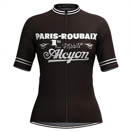 Women's Short Sleeve Cycling Jersey Black Stripes Bike Top Mountain Bike MTB Road Bike Cycling Breathable Quick Dry Sports Clothing Apparel / Stretchy / Athleisure
Women's Short Sleeve Cycling Jersey Black Stripes Bike Top Mountain Bike MTB Road Bike Cycling Breathable Quick Dry Sports Clothing Apparel / Stretchy / Athleisure