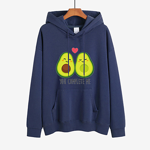 Women's Pullover Hoodie Sweatshirt Letter Print Daily Other Prints Streetwear Hoodies Sweatshirts White Black Purple / Fleece Lining
Women's Pullover Hoodie Sweatshirt Letter Print Daily Other Prints Streetwear Hoodies Sweatshirts White Black Purple / Fleece Lining