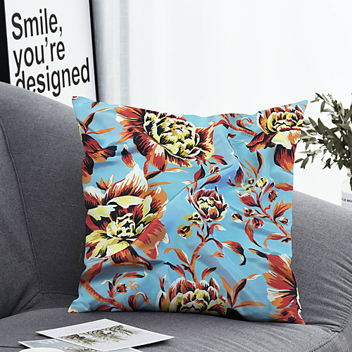 1 pcs Polyester Pillow Cover & Insert, Floral&Plants Simple Classic Square Zipper Polyester Traditional Classic
1 pcs Polyester Pillow Cover & Insert, Floral&Plants Simple Classic Square Zipper Polyester Traditional Classic