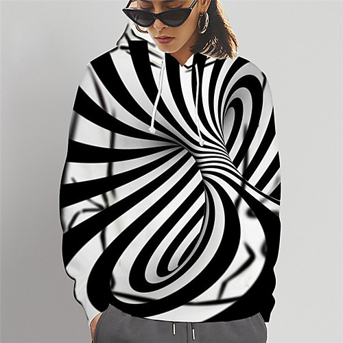 Women's Pullover Hoodie Sweatshirt Graphic 3D Print Daily Going out 3D Print Basic Hoodies Sweatshirts Black
Women's Pullover Hoodie Sweatshirt Graphic 3D Print Daily Going out 3D Print Basic Hoodies Sweatshirts Black