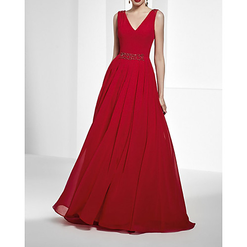 A-Line Beautiful Back Sexy Wedding Guest Formal Evening Dress V Neck Sleeveless Floor Length Chiffon with Pleats 2021
A-Line Beautiful Back Sexy Wedding Guest Formal Evening Dress V Neck Sleeveless Floor Length Chiffon with Pleats 2021
