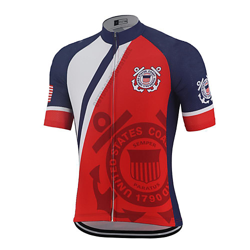 Men's Short Sleeve Cycling Jersey Red Bike Top Mountain Bike MTB Road Bike Cycling Breathable Sports Clothing Apparel / Stretchy / Athletic
Men's Short Sleeve Cycling Jersey Red Bike Top Mountain Bike MTB Road Bike Cycling Breathable Sports Clothing Apparel / Stretchy / Athletic