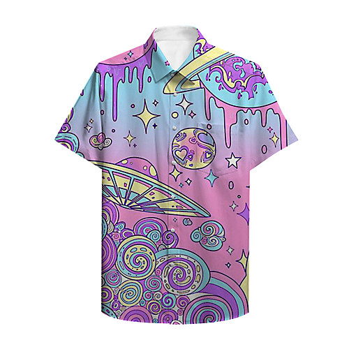 Men's Shirt 3D Print Graphic Print Short Sleeve Daily Tops Basic Casual Blushing Pink
Men's Shirt 3D Print Graphic Print Short Sleeve Daily Tops Basic Casual Blushing Pink