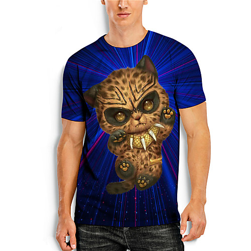 Men's T shirt 3D Print Graphic 3D Animal Print Short Sleeve Casual Tops Simple Classic Yellow
Men's T shirt 3D Print Graphic 3D Animal Print Short Sleeve Casual Tops Simple Classic Yellow