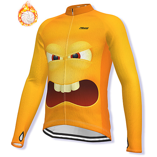 21Grams Men's Long Sleeve Cycling Jacket Winter Fleece Spandex Orange 3D Bike Jacket Mountain Bike MTB Road Bike Cycling Fleece Lining Warm Sports Clothing Apparel / Stretchy / Athleisure
21Grams Men's Long Sleeve Cycling Jacket Winter Fleece Spandex Orange 3D Bike Jacket Mountain Bike MTB Road Bike Cycling Fleece Lining Warm Sports Clothing Apparel / Stretchy / Athleisure